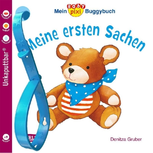 Buchcover und Innenansicht für das Buch: Baby Pixi (unkaputtbar) 67: Mein Baby-Pixi-Buggybuch: Meine ersten Sachen