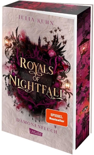 Buchcover und Innenansicht für das Buch: Royals of Nightfall. Dämonenfluch (Royal Shadows 1)