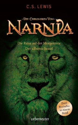 Buchcover und Innenansicht für das Buch: Die Reise auf der Morgenröte / Der silberne Sessel