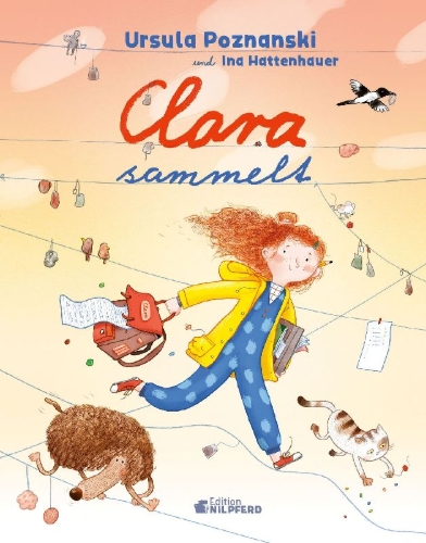 Buchcover und Innenansicht für das Buch: Clara sammelt