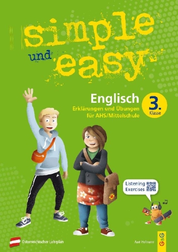 Buchcover und Innenansicht für das Buch: simple und easy Englisch 3