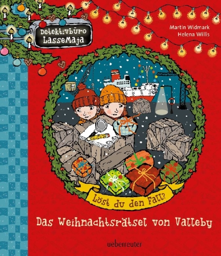 Buchcover und Innenansicht für das Buch: Detektivbüro LasseMaja - Das Weihnachtsrätsel von Valleby (Detektivbüro LasseMaja, Bd.)