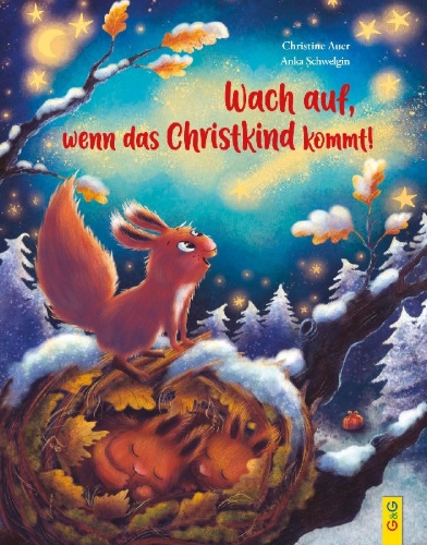 Buchcover und Innenansicht für das Buch: Wach auf, wenn das Christkind kommt!