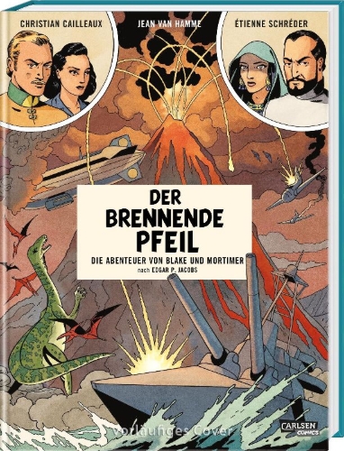 Buchcover und Innenansicht für das Buch: Blake und Mortimer Spezial 2: Der brennende Pfeil
