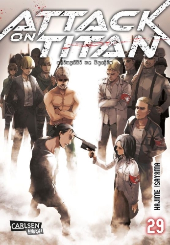 Buchcover und Innenansicht für das Buch: Shingeki no Kyojin