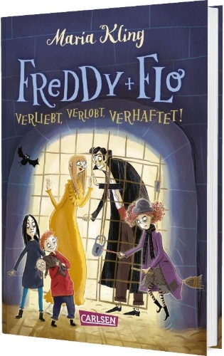 Buchcover und Innenansicht für das Buch: Freddy und Flo 3: Verliebt, verlobt, verhaftet