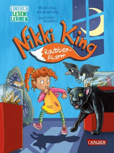 Buchcover und Innenansicht für das Buch: Nikki King: Raubtier-Alarm