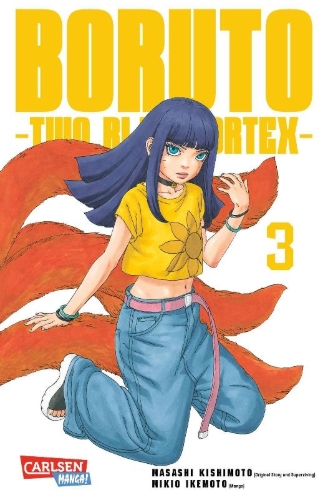 Buchcover und Innenansicht für das Buch: Boruto -Two Blue Vortex-