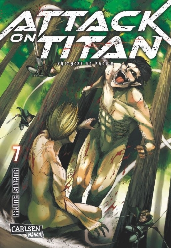 Buchcover und Innenansicht für das Buch: Shingeki no Kyojin