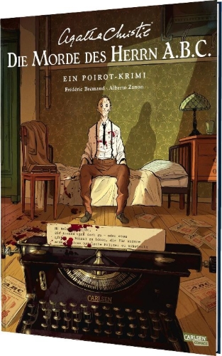 Buchcover und Innenansicht für das Buch: Hercule Poirot - A.B.C contre Poirot