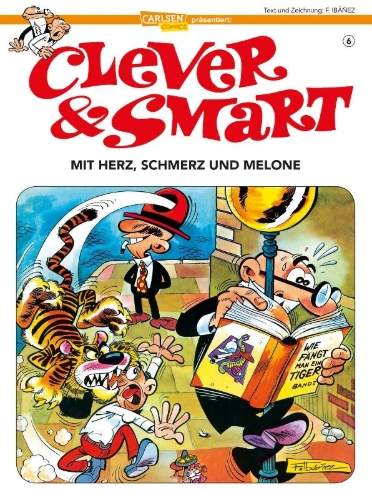 Buchcover und Innenansicht für das Buch: Mortadelo y Filemon: Chapeau el "Esmirriau"