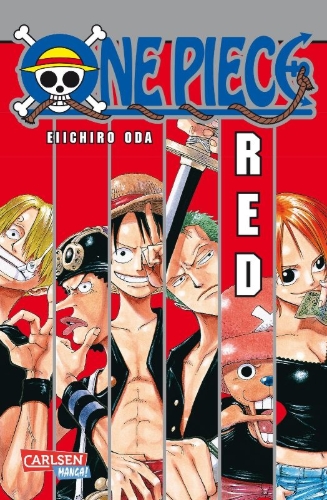 Buchcover und Innenansicht für das Buch: One Piece Red Grand Characters
