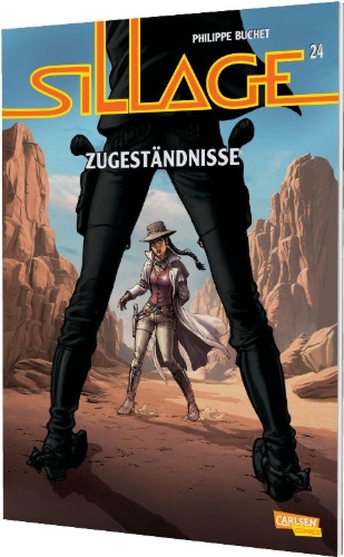Buchcover und Innenansicht für das Buch: Sillage: Concessions