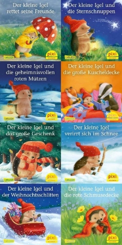 Buchcover und Innenansicht für das Buch: Pixi-Serie 263: Der kleine Igel (8x8 Exemplare)