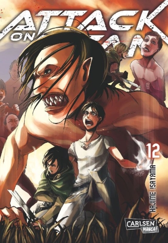 Buchcover und Innenansicht für das Buch: Shingeki no Kyojin