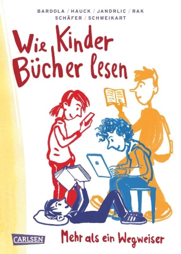 Buchcover und Innenansicht für das Buch: Wie Kinder Bücher lesen