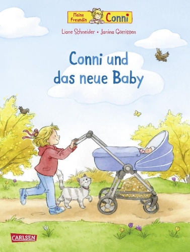 Buchcover und Innenansicht für das Buch: Conni-Bilderbücher: Conni und das neue Baby (Neuausgabe)