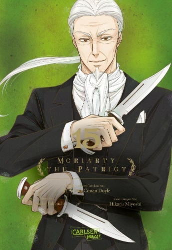 Buchcover und Innenansicht für das Buch: Yuukoku no Moriarty