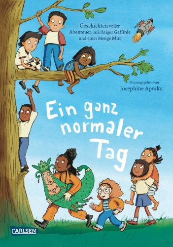 Buchcover und Innenansicht für das Buch: Ein ganz normaler Tag