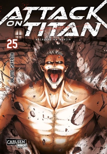 Buchcover und Innenansicht für das Buch: Shingeki no Kyojin
