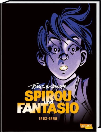 Buchcover und Innenansicht für das Buch: Spirou und Fantasio Gesamtausgabe 16: 1992-1999