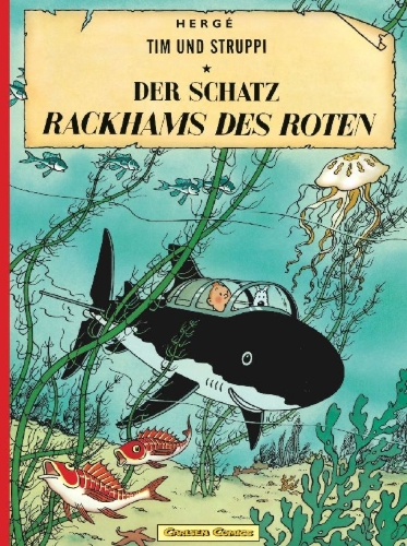 Buchcover und Innenansicht für das Buch: LE TRESOR DE RACKHAM LE ROUGE                              