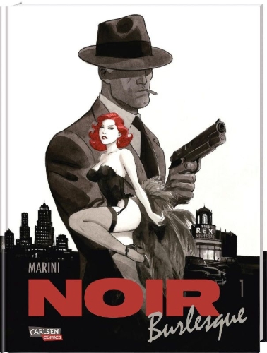 Buchcover und Innenansicht für das Buch: Noir Burlesque