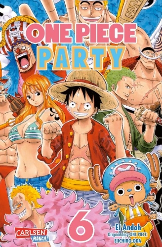 Buchcover und Innenansicht für das Buch: One Piece Party