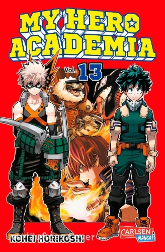 Buchcover und Innenansicht für das Buch: Boku no Hero Academia