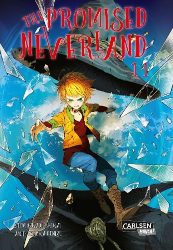 Buchcover und Innenansicht für das Buch: Yakusoku no Neverland