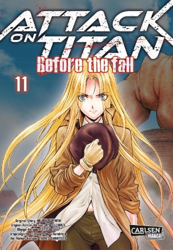 Buchcover und Innenansicht für das Buch: Shingeki no Kyojin - Before the Fall