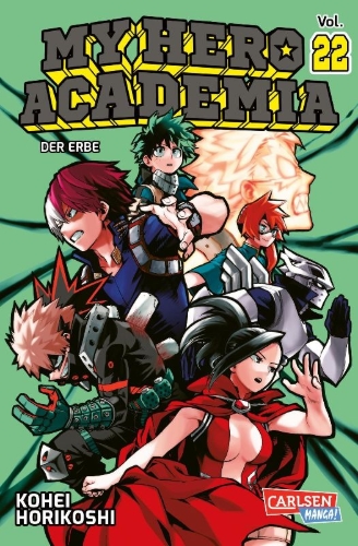 Buchcover und Innenansicht für das Buch: Boku no Hero Academia