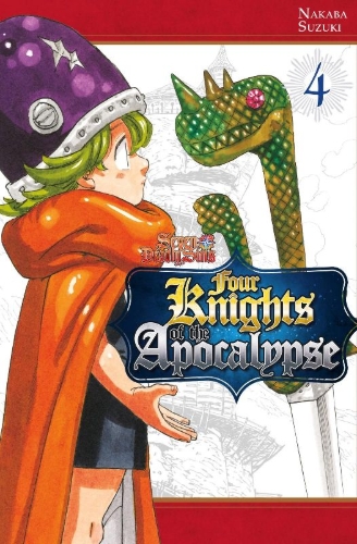 Buchcover und Innenansicht für das Buch: Mokushiroku no yonkishi