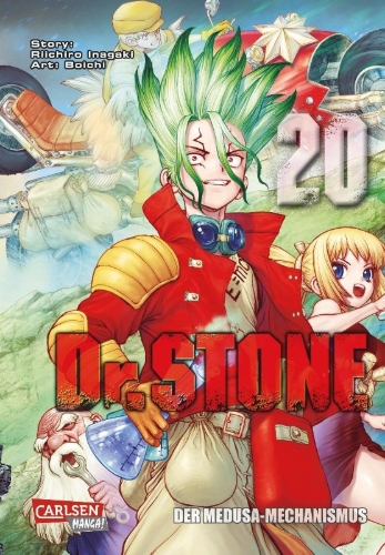 Buchcover und Innenansicht für das Buch: Dr. Stone