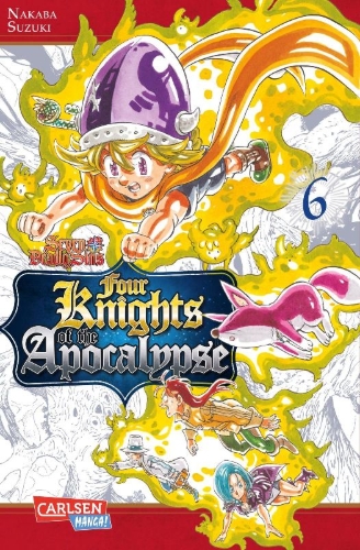Buchcover und Innenansicht für das Buch: Mokushiroku no yonkishi