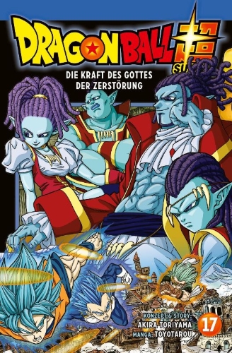 Buchcover und Innenansicht für das Buch: Dragon Ball Super