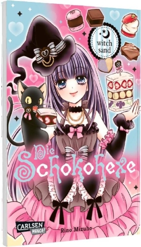 Buchcover und Innenansicht für das Buch: Chocolat no Maho - witch sand
