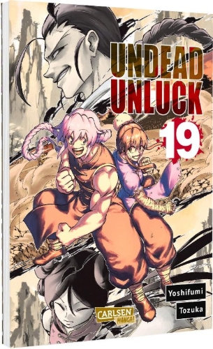 Buchcover und Innenansicht für das Buch: Undead Unluck