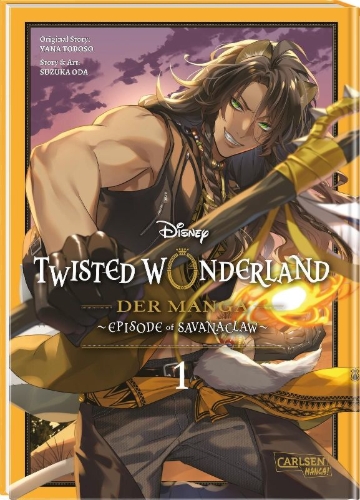 Buchcover und Innenansicht für das Buch: Twisted Wonderland: The Comic - Episode of Savanaclaw