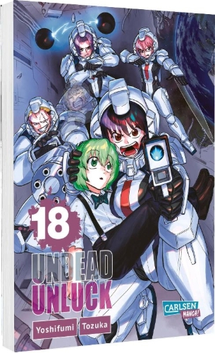 Buchcover und Innenansicht für das Buch: Undead Unluck