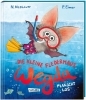 Buchcover und Innenansicht für das Buch: Die kleine Fledermaus Wegda: Wegda planscht los