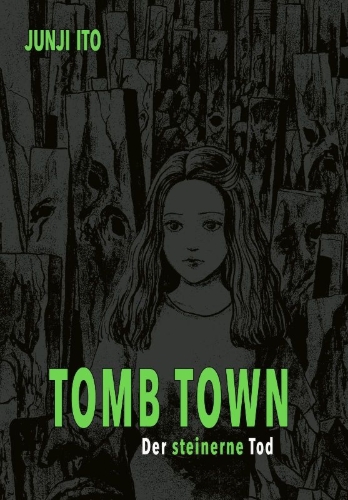 Buchcover und Innenansicht für das Buch: Bohyou no Machi / Junji Ito Collection Masterpiece vol. 9