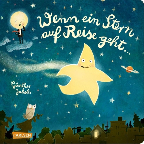 Buchcover und Innenansicht für das Buch: Wenn ein Stern auf Reise geht ...