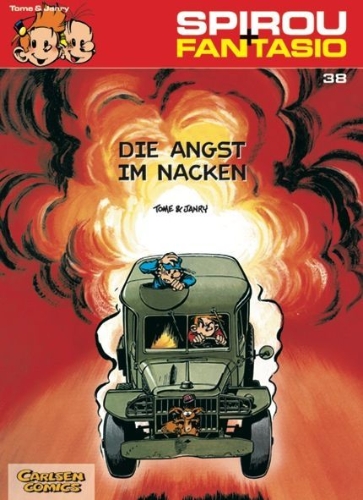 Buchcover und Innenansicht für das Buch: La Frousse aux trousses 