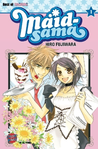 Buchcover und Innenansicht für das Buch: Kaichou wa Maid-sama!
