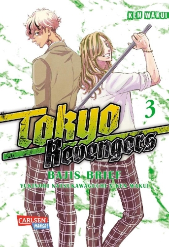 Buchcover und Innenansicht für das Buch: Tokyo Revengers - Baji Keisuke kara no Tegami