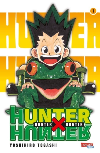 Buchcover und Innenansicht für das Buch: Hunter X Hunter 01