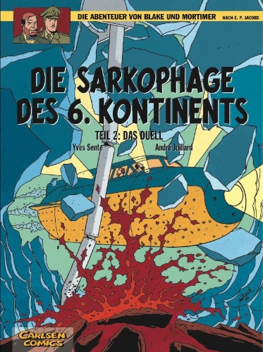 Buchcover und Innenansicht für das Buch: LES SARCOPHAGES DU 6E CONTINENT - TOME 2