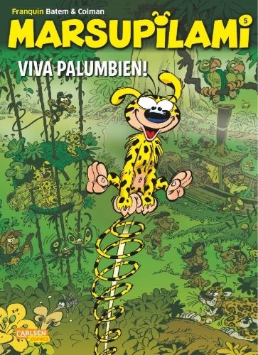 Buchcover und Innenansicht für das Buch: Marsupilami 20 - Viva Palombia!