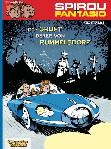 Buchcover und Innenansicht für das Buch: Spirou & Fantasio Spezial 06: Die Gruft derer von Rummelsdorf